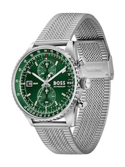BOSS Green Skytraveller Bi Colour Chronograph Watch - Image 2 of 4