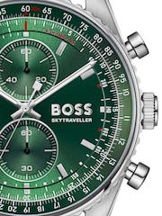 BOSS Green Skytraveller Bi Colour Chronograph Watch - Image 4 of 4