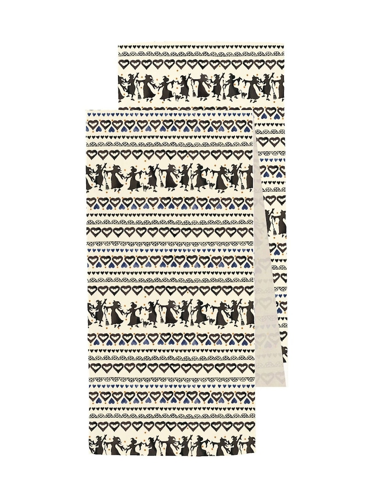 Emma Bridgewater Cream Dancing Witches Runner - Image 1 of 1 Emma Bridgewater Cream Dancing Witches Runner - Image 1 of 1