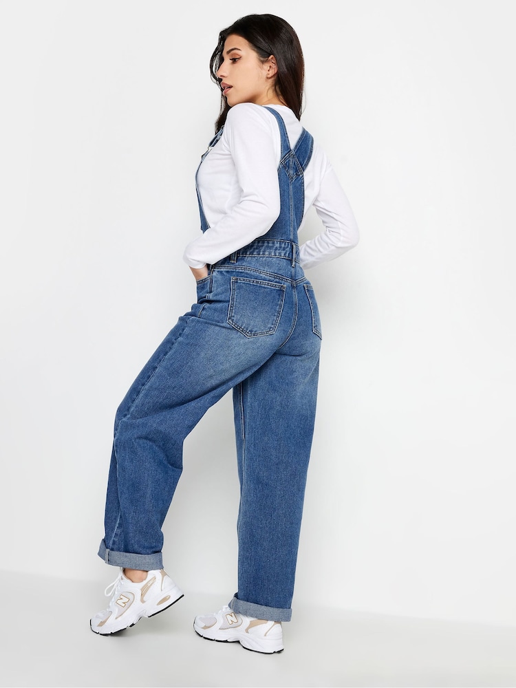 PixieGirl Petite Blue Denim 100% Cotton Dungarees - Image 2 of 4