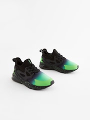 Green/Black Elastic Lace Trainers - Image 1 of 5