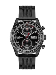 BOSS Black Skytraveller Pro IP Mesh Watch - Image 1 of 4
