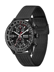 BOSS Black Skytraveller Pro IP Mesh Watch - Image 2 of 4