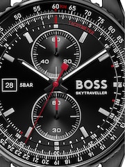 BOSS Black Skytraveller Pro IP Mesh Watch - Image 4 of 4