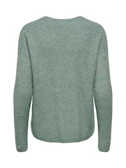 ONLY Light Green Cosy V-Neck Pullover Knit Jumpers - Image 7 of 7