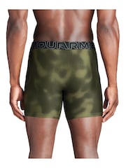 Under Armour Dark Green Performance Tech Printed Boxers 3 Pack - Image 3 of 3