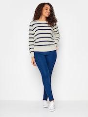 Marineblau/blau - M&Co Gestreifter Pullover - Bild 2 von 4