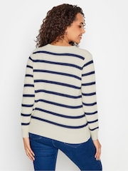 Marineblau/blau - M&Co Gestreifter Pullover - Bild 3 von 4