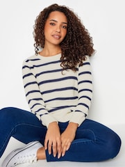 Marineblau/blau - M&Co Gestreifter Pullover - Bild 4 von 4