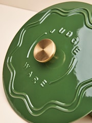 Judge Green 28cm Enamelled Cast Iron Shallow Casserole - Image 3 of 6
