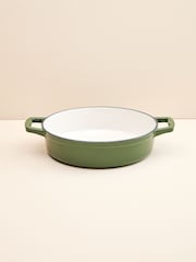 Judge Green 28cm Enamelled Cast Iron Shallow Casserole - Image 4 of 6