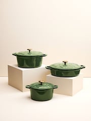 Judge Green 28cm Enamelled Cast Iron Shallow Casserole - Image 5 of 6