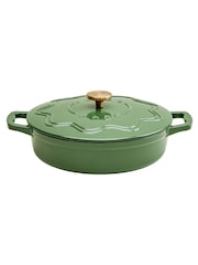 Judge Green 28cm Enamelled Cast Iron Shallow Casserole - Image 6 of 6