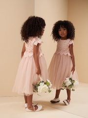 Rosa - Angel & Rocket Lucy Spitzenkleid - Bild 1 von 5