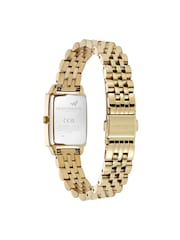 Olivia Burton Gold Tone 21mm Townhouse Gold IP White Dial Watch - Image 4 of 4