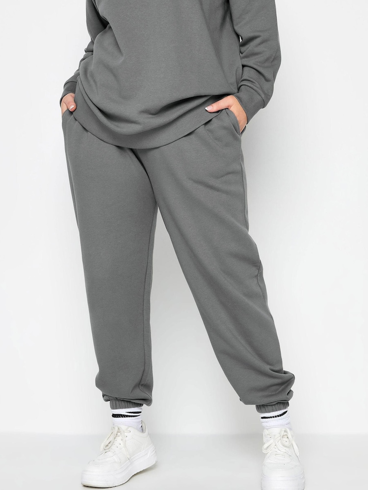 Yours Curve Grey Joggers - Image 1 of 4