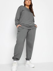Yours Curve Grey Joggers - Image 3 of 4
