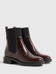 River Island Red Ankle Boots - Image 2 of 5