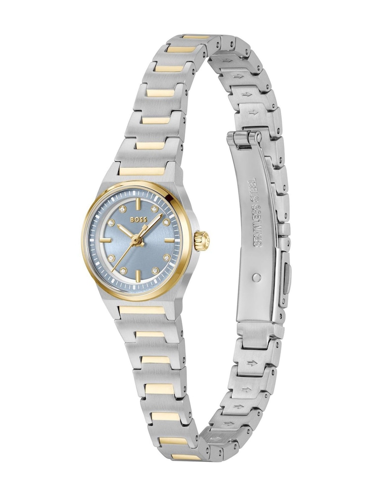 BOSS Silver/Gold Candor Gracey Stainless Steel Watch - Image 2 of 4