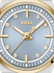 BOSS Silver/Gold Candor Gracey Stainless Steel Watch - Image 4 of 4