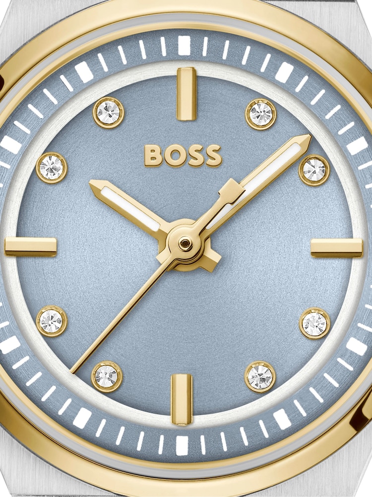 BOSS Silver/Gold Candor Gracey Stainless Steel Watch - Image 4 of 4