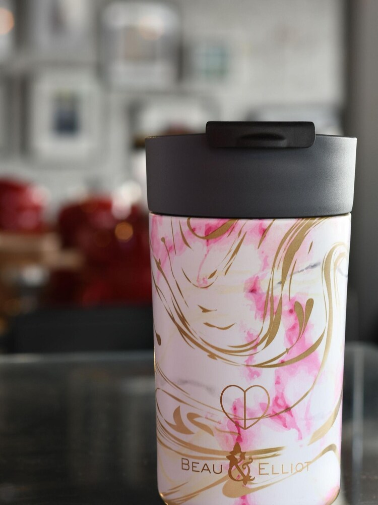 Beau And Elliot Pink Quartz Travel Mug - Image 1 of 1 Beau And Elliot Pink Quartz Travel Mug - Image 1 of 1
