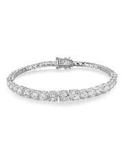 Beaverbrooks Sterling Silver Cubic Zirconia Bracelet - Image 2 of 3
