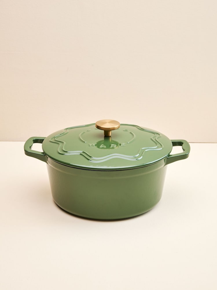 Judge Green 26cm Enamelled Cast Iron Casserole - Image 1 of 6 Judge Green 26cm Enamelled Cast Iron Casserole - Image 1 of 6