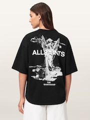שחור - Allsaints חולצת טי, דגם Guardian Amelie - תמונה 2 מתוך 6