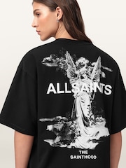 שחור - Allsaints חולצת טי, דגם Guardian Amelie - תמונה 4 מתוך 6