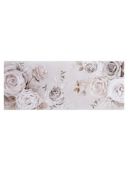 Art For The Home Pink Mixed Media Rose Trial Wall Art - Image 2 of 2