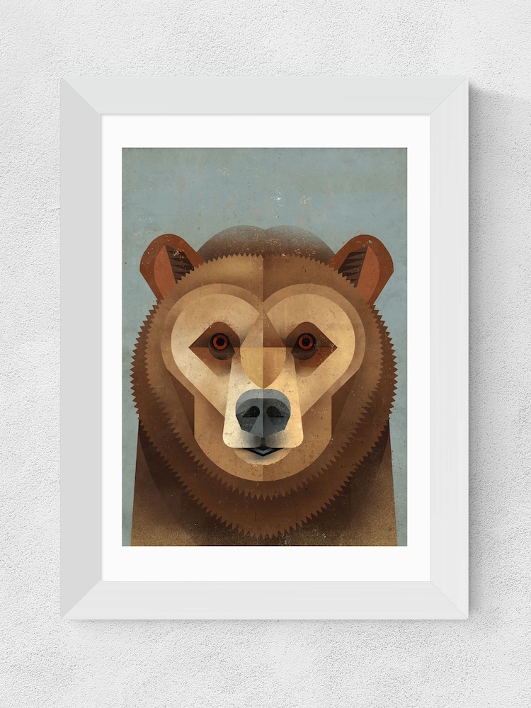 East End Prints White Bear Print - Image 1 of 3