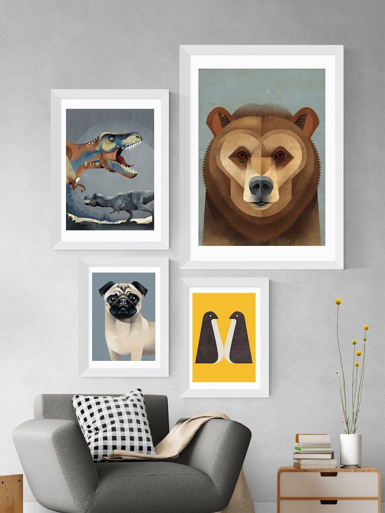 East End Prints White Bear Print - Image 3 of 3