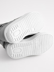Metallic Silver Reflective Thermal Thinsulate™ Lined Quilted Water Resistant Boots - Image 4 of 5