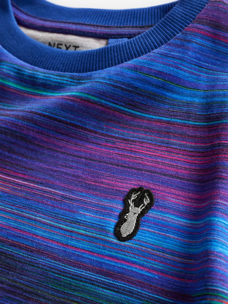 Blue purple All-Over Print Short Sleeve T-Shirt (3-16yrs) - Image 3 of 3 Blue purple All-Over Print Short Sleeve T-Shirt (3-16yrs) - Image 3 of 3