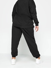 Yours Curve Black Joggers - Image 3 of 4
