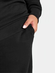 Yours Curve Black Joggers - Image 4 of 4