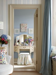 Laura Ashley Ivory Clifton Dressing Table Mirror - Image 1 of 3
