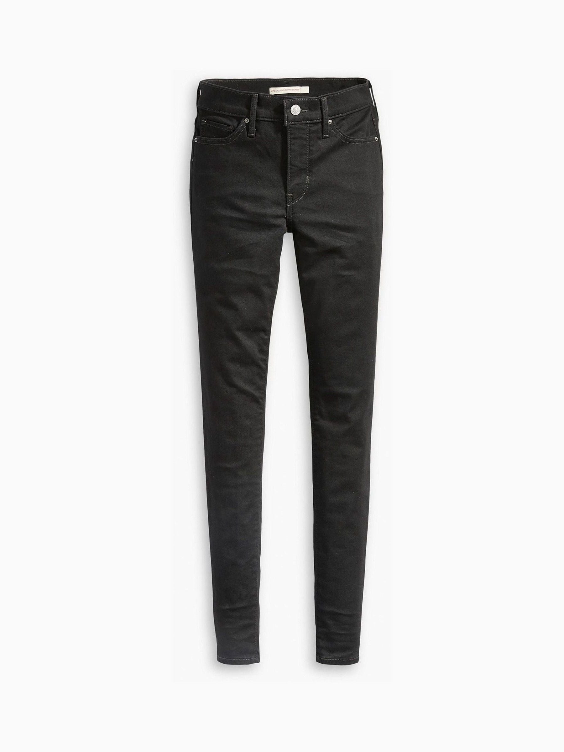 Levi's black skinny jeans deals