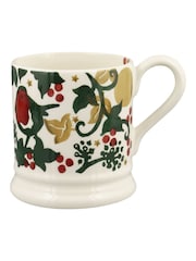 Emma Bridgewater Cream Dawn Chorus Robin 1/2 Pint Mug - Image 1 of 3