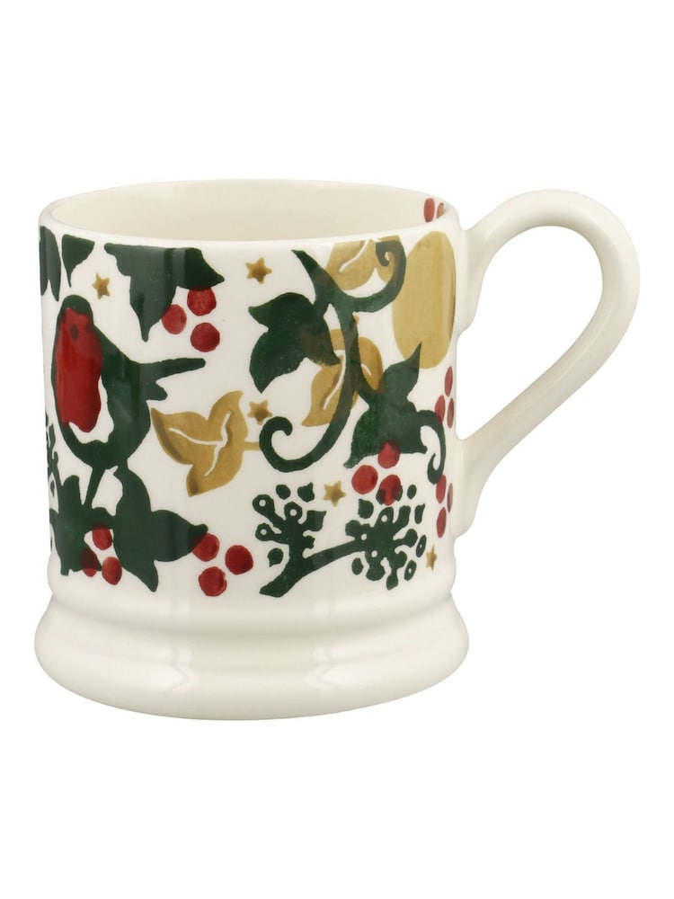 Emma Bridgewater Cream Dawn Chorus Robin 1/2 Pint Mug - Image 1 of 3 Emma Bridgewater Cream Dawn Chorus Robin 1/2 Pint Mug - Image 1 of 3