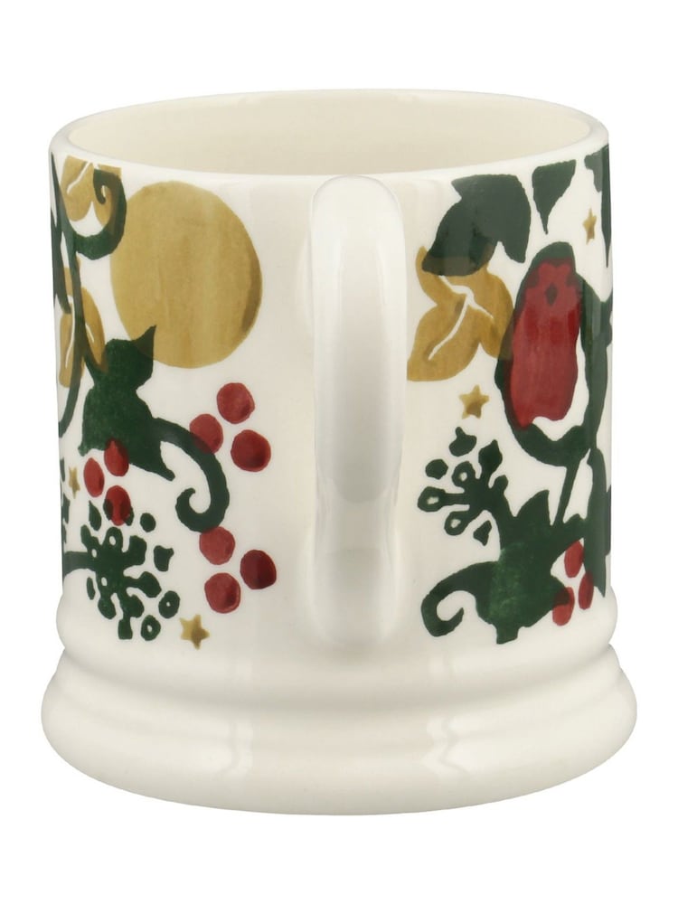 Emma Bridgewater Cream Dawn Chorus Robin 1/2 Pint Mug - Image 2 of 3 Emma Bridgewater Cream Dawn Chorus Robin 1/2 Pint Mug - Image 2 of 3