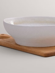 Stellar Soft White Mylor Stoneware Serving Bowls - Image 4 of 5