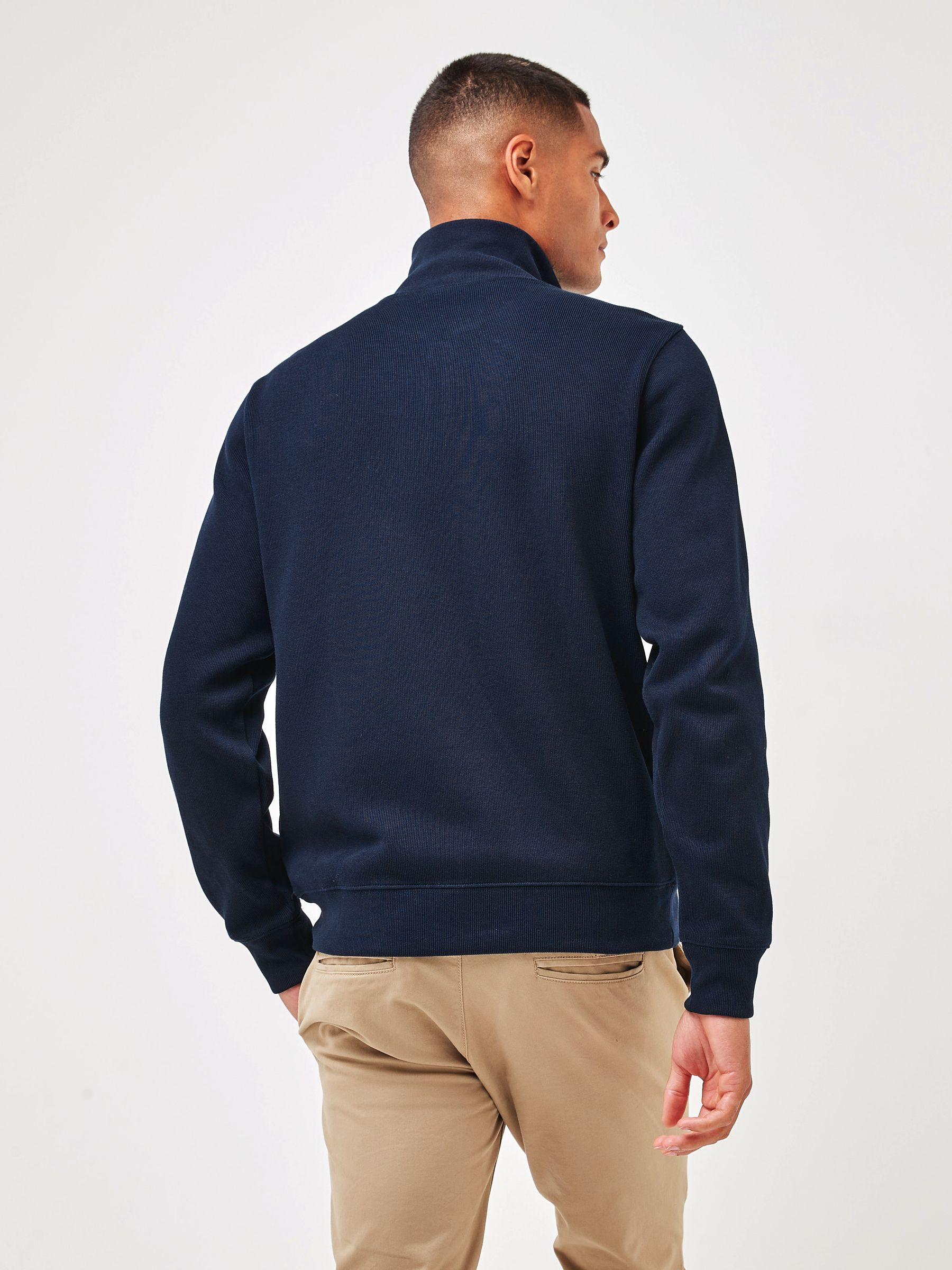 【開店記念セール！】 Buy Lacoste Quarter Zip Sweatshirt from Next USA メンズウェア