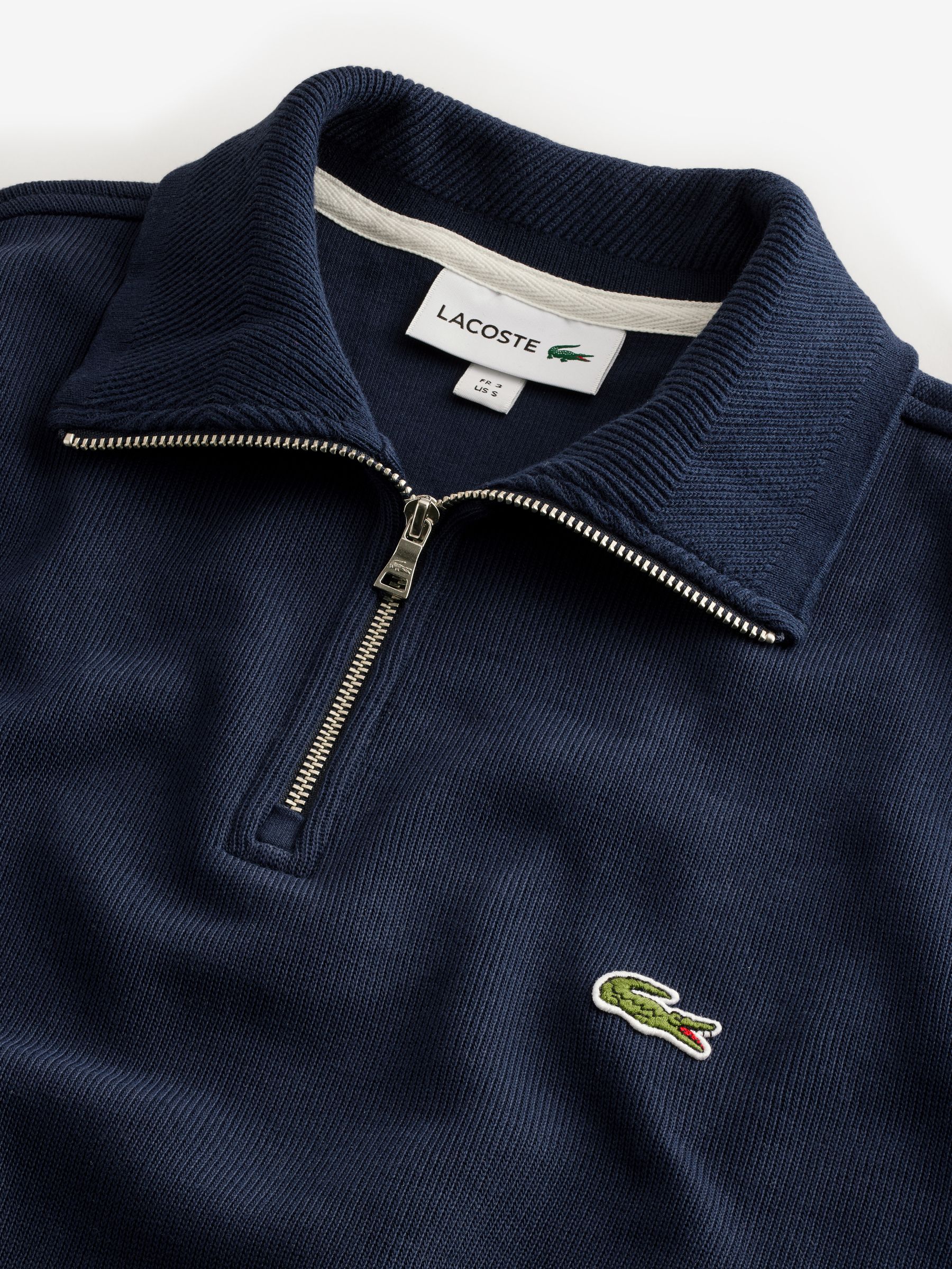 人気アイテム Buy Lacoste Quarter Zip Sweatshirt from Next USA メンズウェア