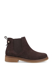 Hush Puppies Brown Maddy Wide Boots - Image 1 of 4