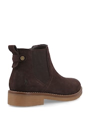 Hush Puppies Brown Maddy Wide Boots - Image 3 of 4