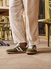 Hush Puppies Green Beau Trainers - Image 2 of 4