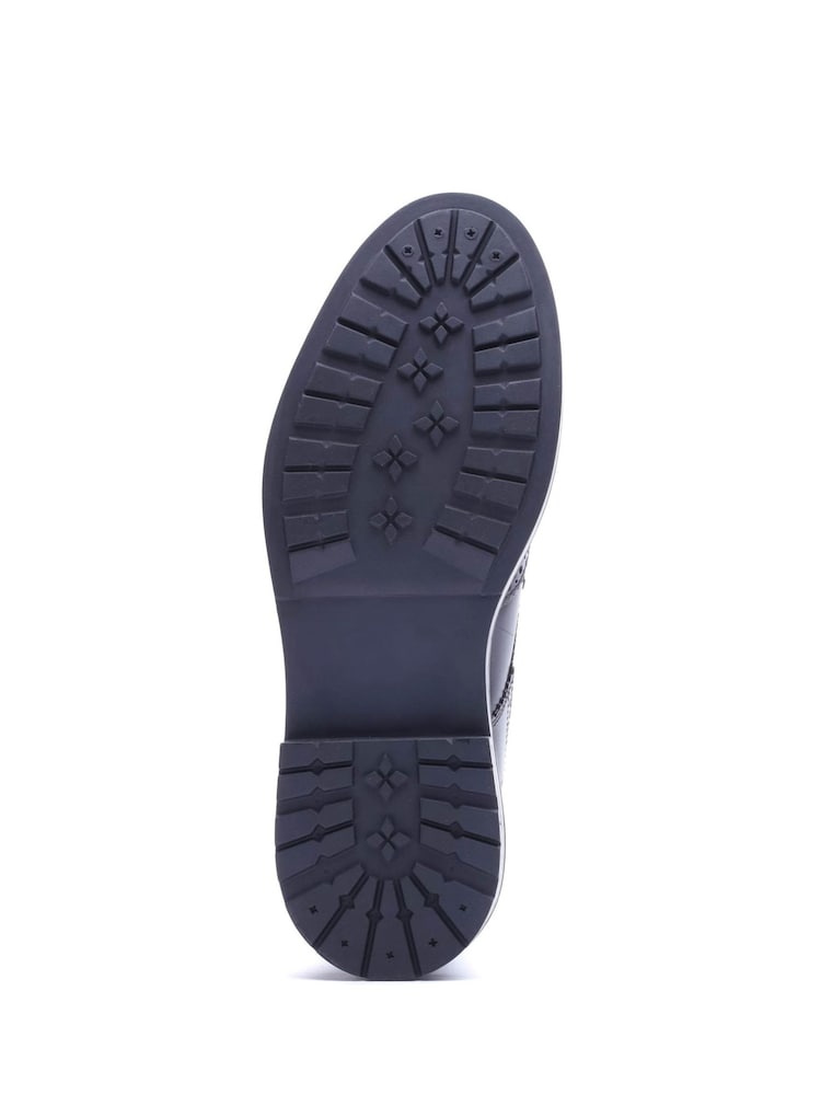 Base London Black Porter Brogue Boot - Image 4 of 4 Base London Black Porter Brogue Boot - Image 4 of 4