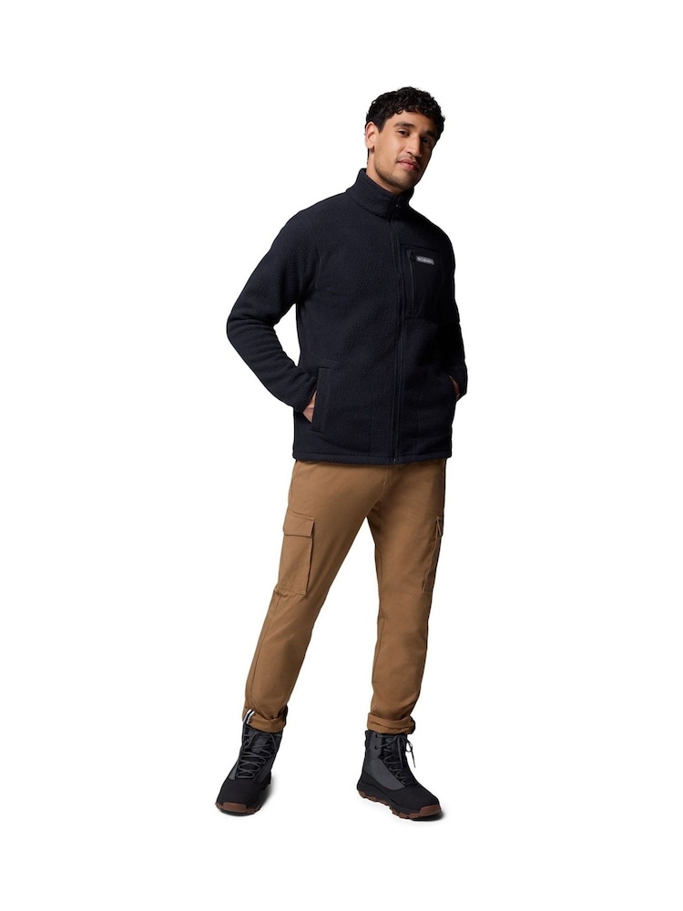 Columbia Black Jasper Ridge Pebbled Full Zip Fleece - Image 4 of 4 Columbia Black Jasper Ridge Pebbled Full Zip Fleece - Image 4 of 4